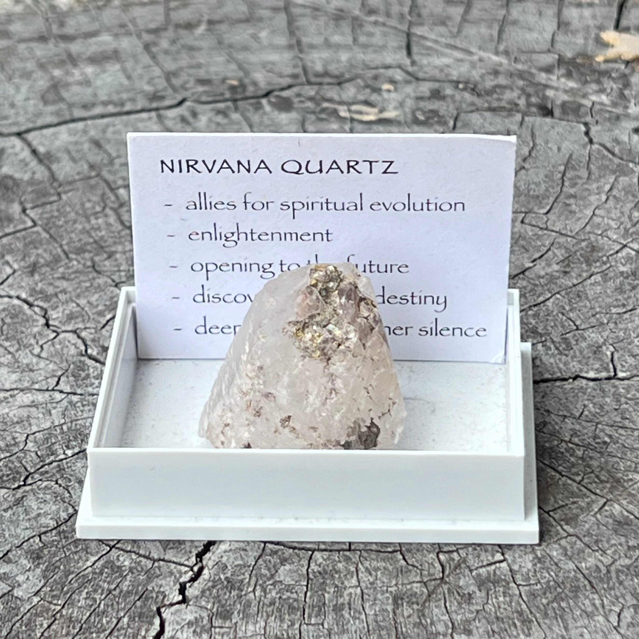 Nirvana Quartz
 ~ Specialty Boxed Crystal