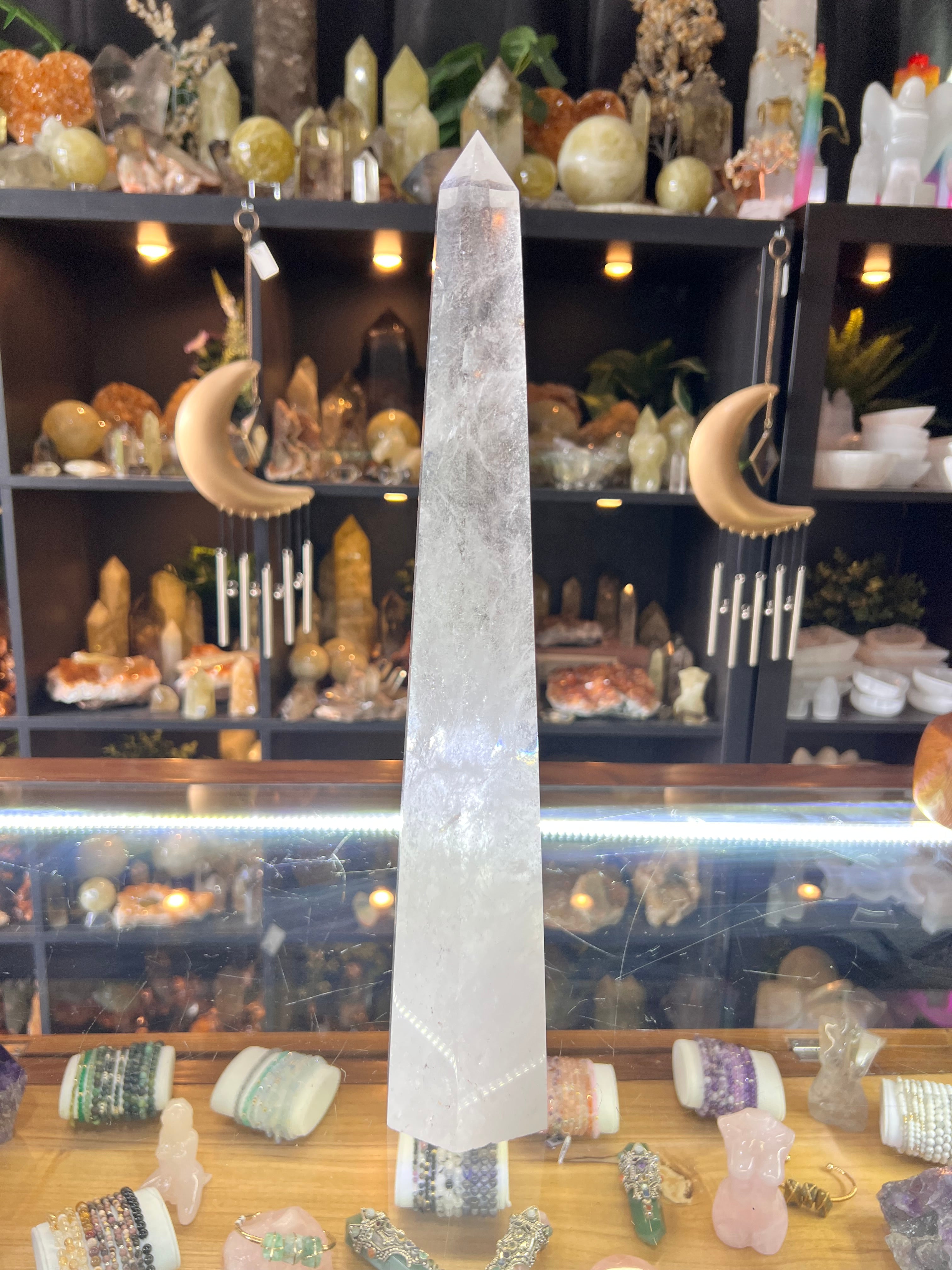 Clear Quartz Tower