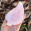 Rose Quartz Leaf Trinket Bowl