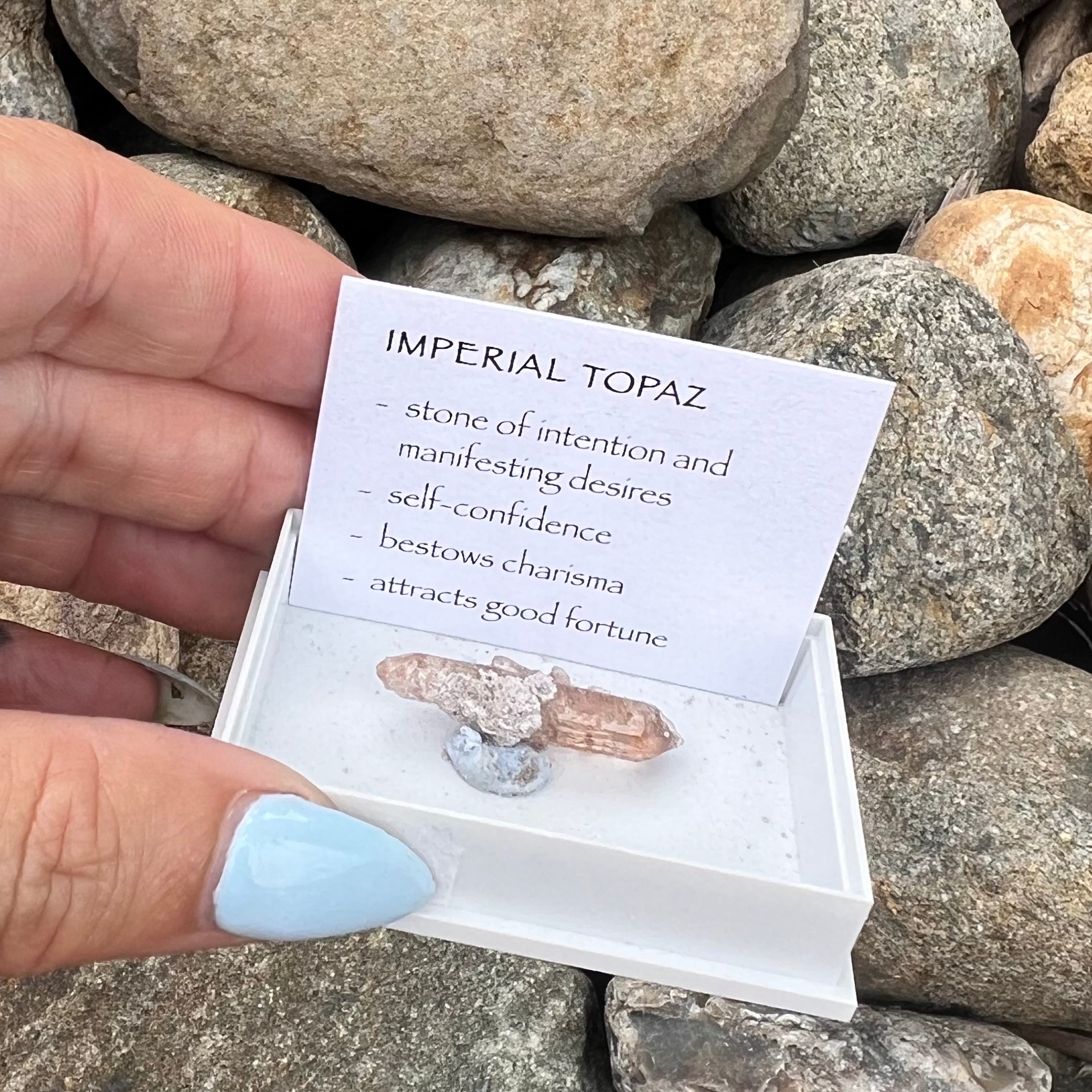 Imperial Topaz ~ Specialty Boxed Crystal