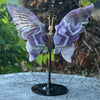 Chevron Amethyst Butterfly on Stand