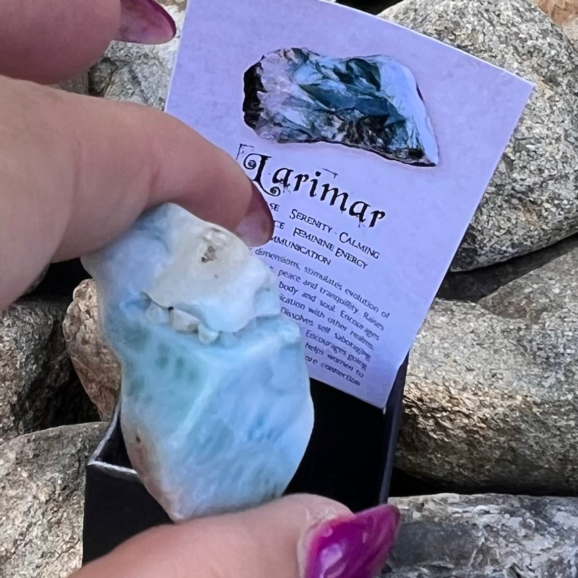 Larimar ~ Specialty Boxed Crystal