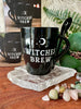 Black Witches Brew Mug with Spoon - Muse Crystals & Mystical Gifts