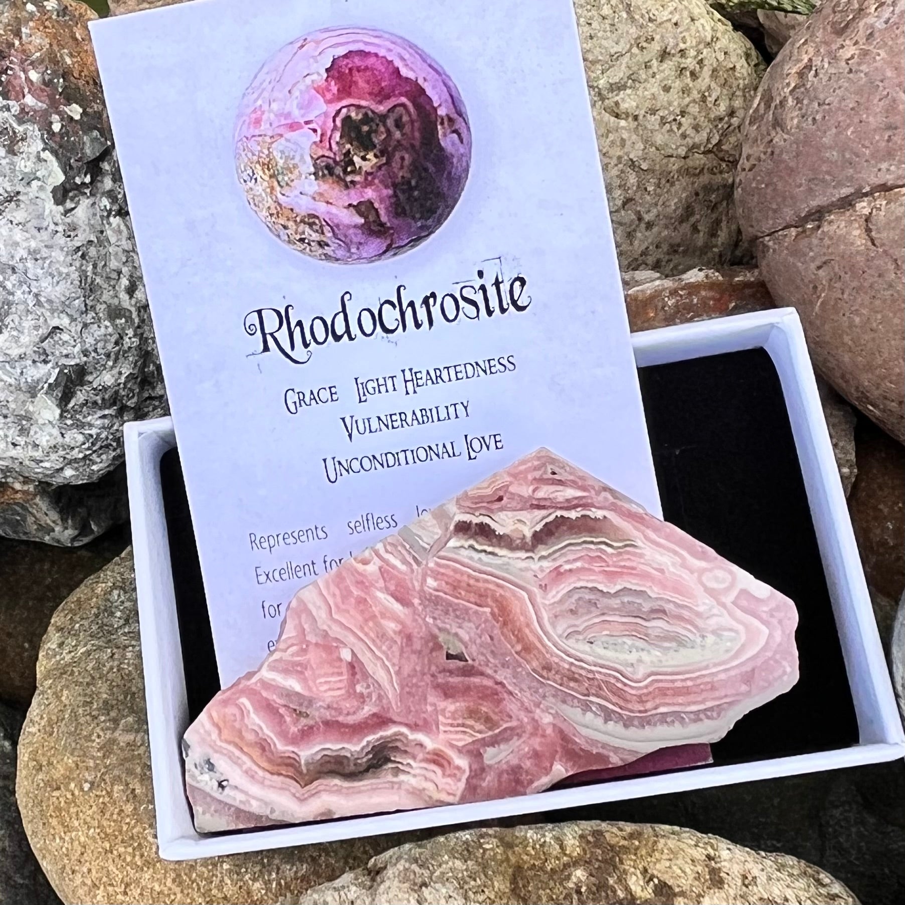 Rhodochrosite ~ Specialty Boxed Crystal (2)