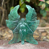 Green Fluorite Goddess of Compassion Carving (3)