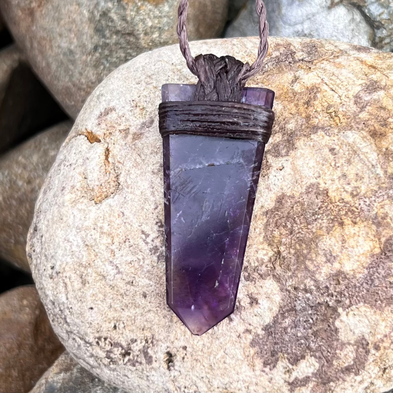 Muse Medicine ~ Amethyst Point ~ Tranquility Talisman