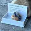 Violet Flame Opal ~ Specialty Boxed Crystal