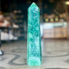Large Rainbow Fluorite Polished Point