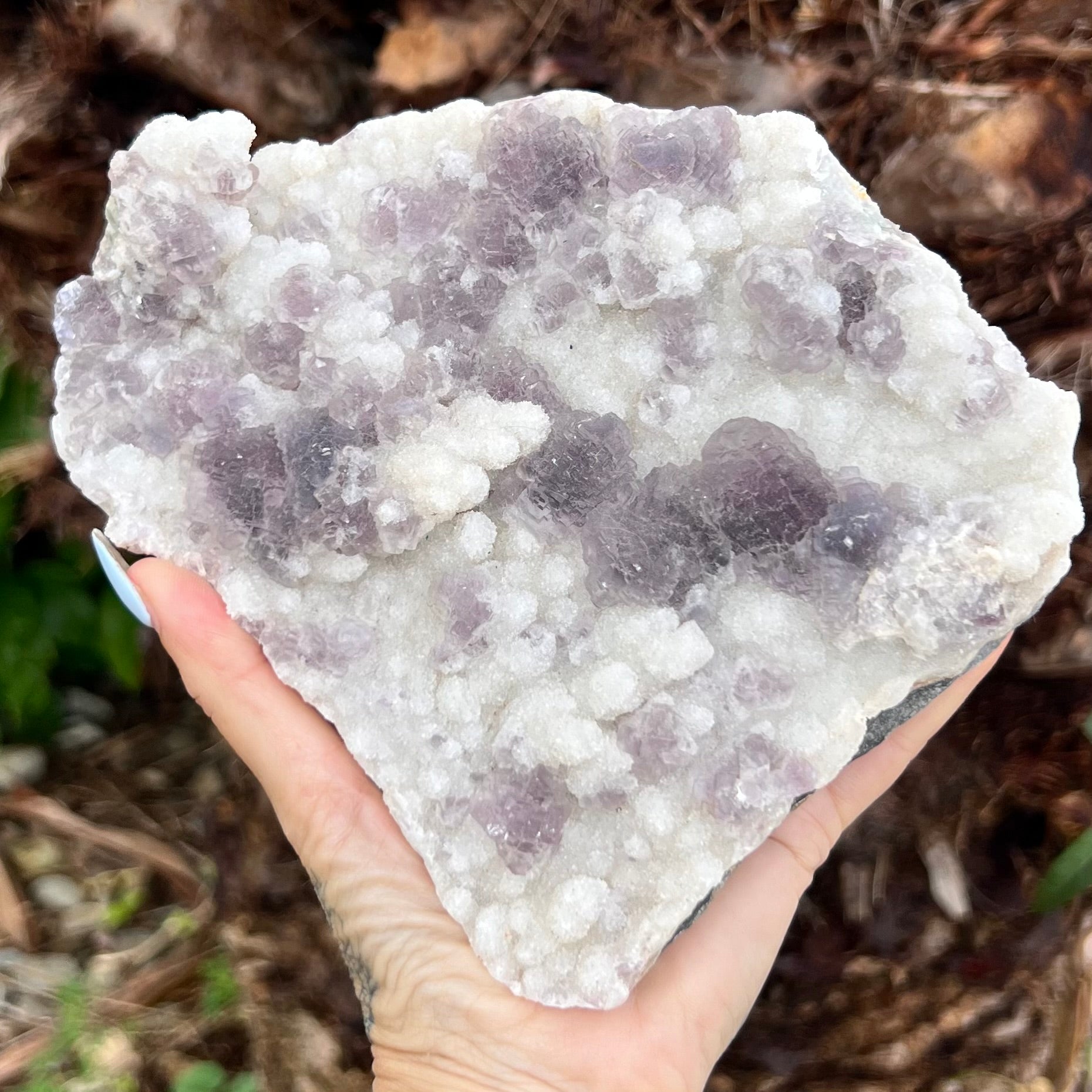 Raw Purple Fluorite