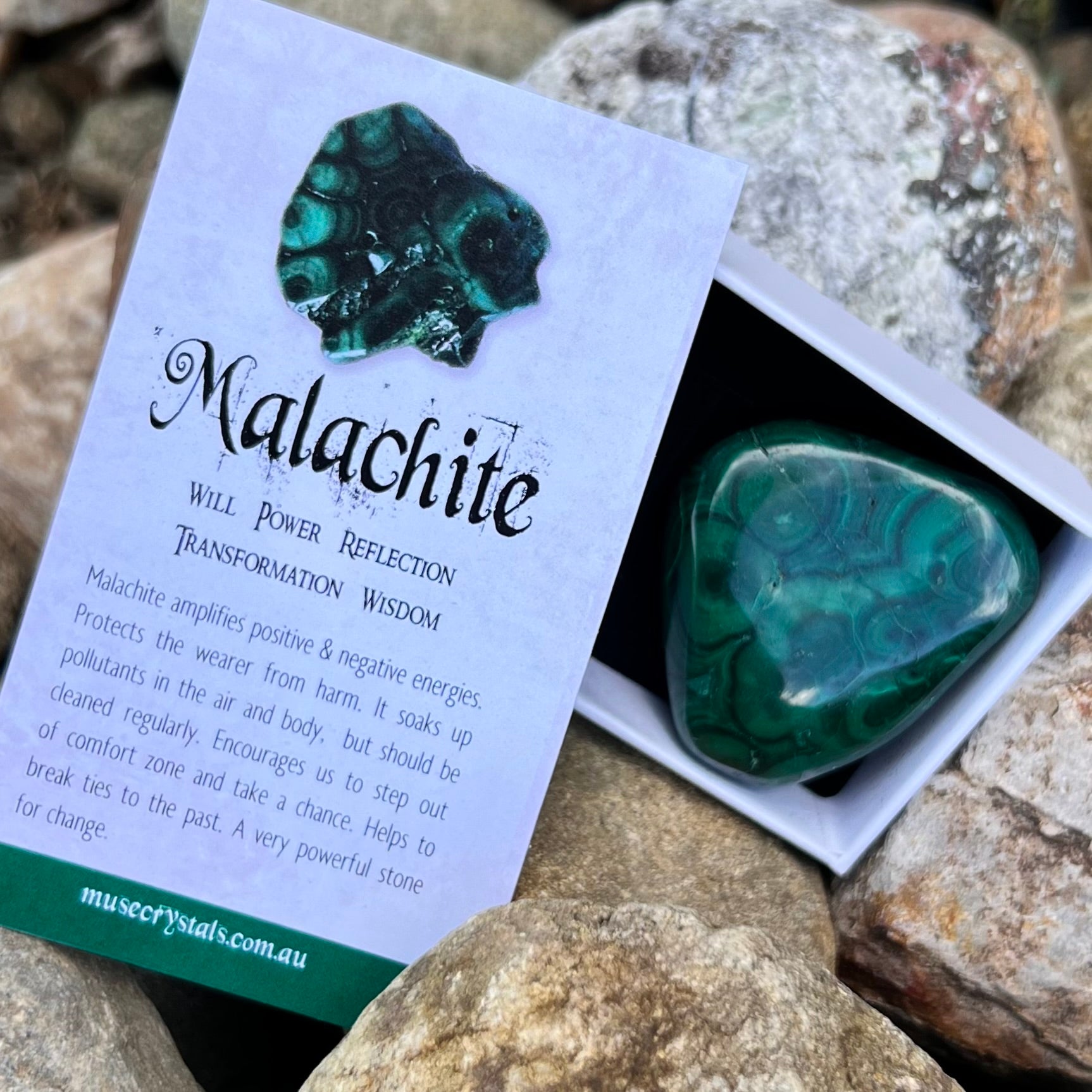Malachite ~ Specialty Boxed Crystal (1)