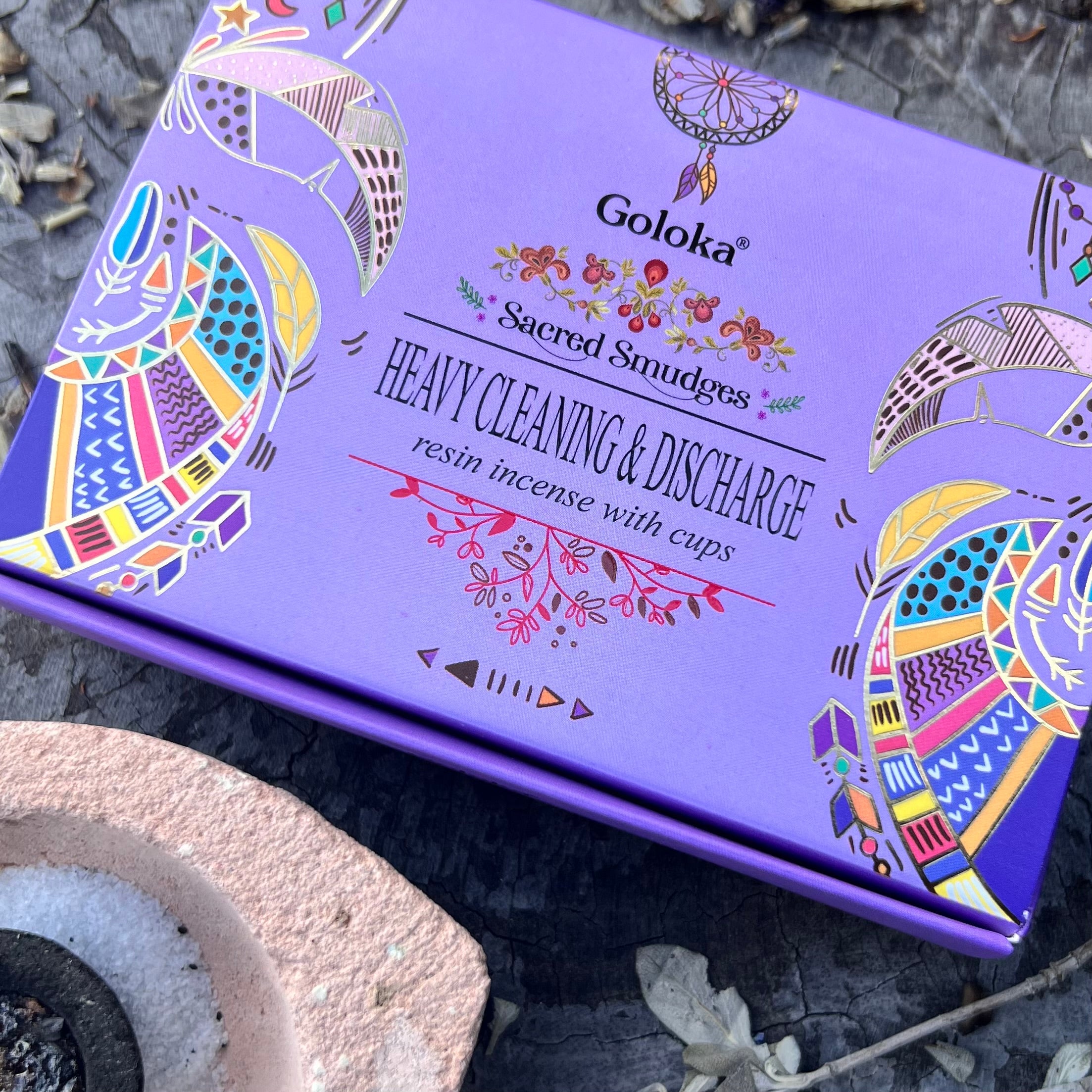 Sacred Smudges ~ Heavy Cleaning ~ Resin Incense Cups