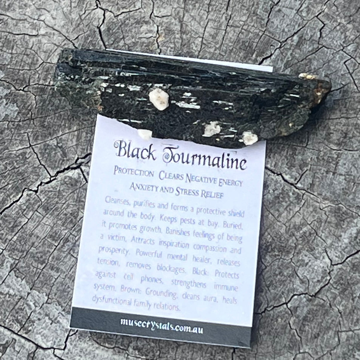 Black Tourmaline Specimen