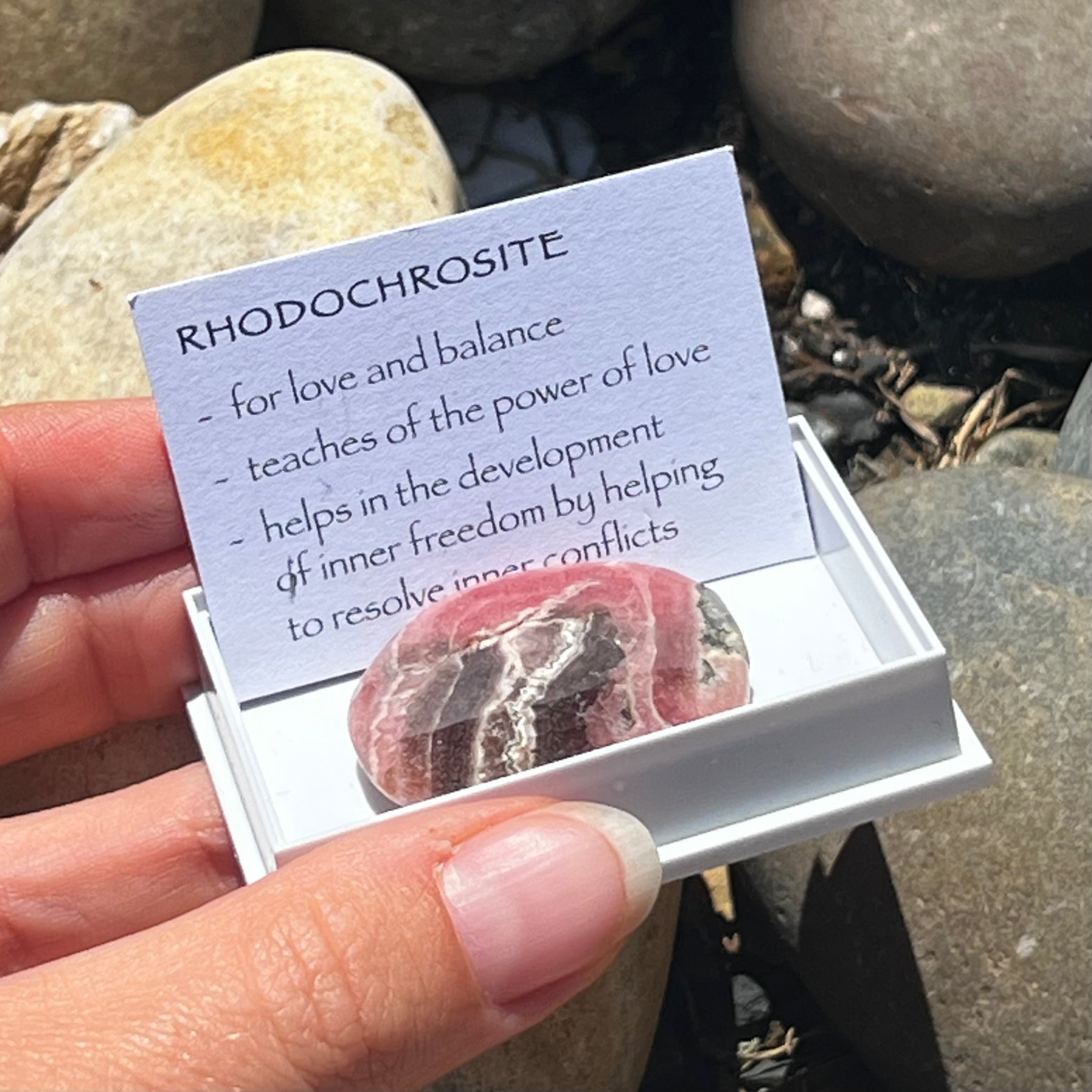 Rhodochrosite ~ Specialty Boxed Crystal