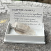 Sceptre Quartz~ Specialty Boxed Crystal