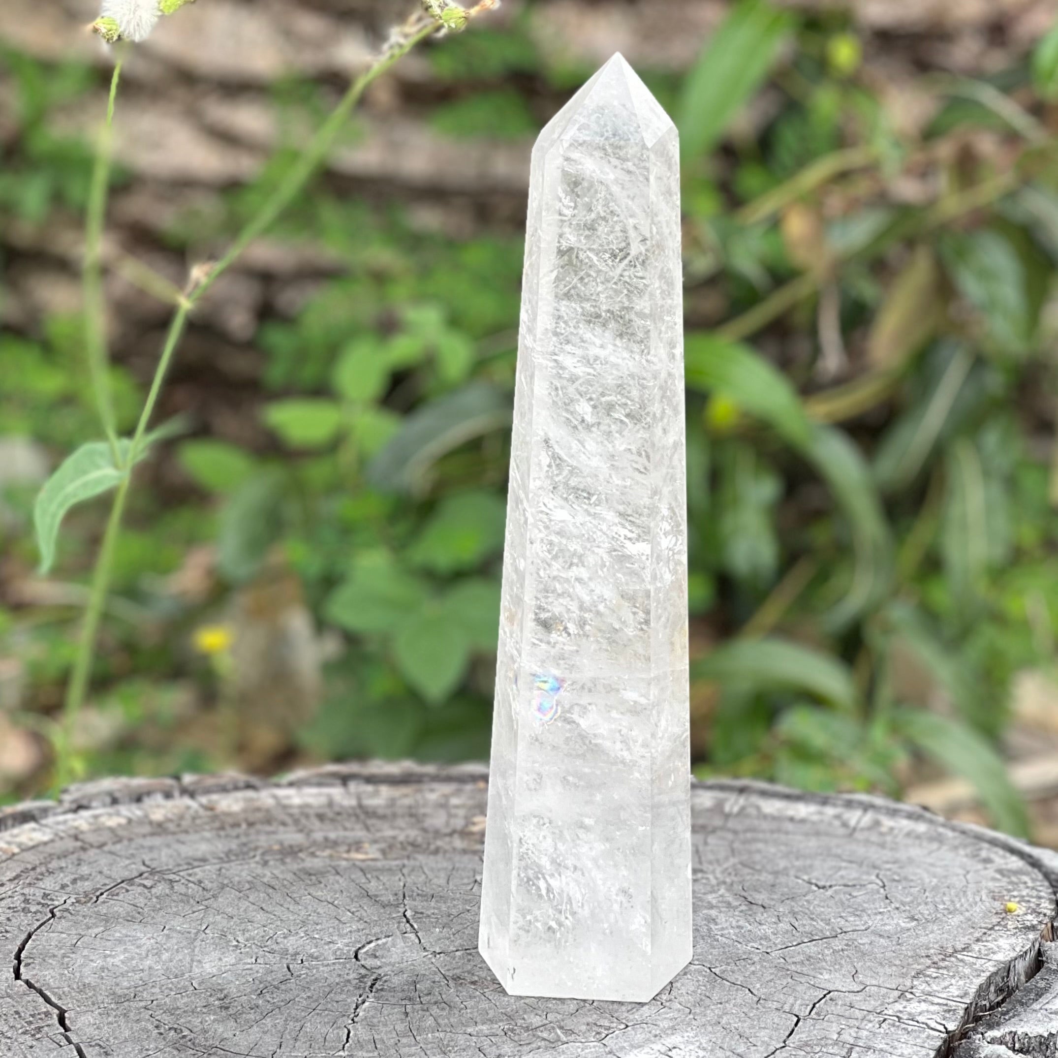 Clear Quartz Tower