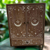 Wiccan Wooden Trinket Wardrobe