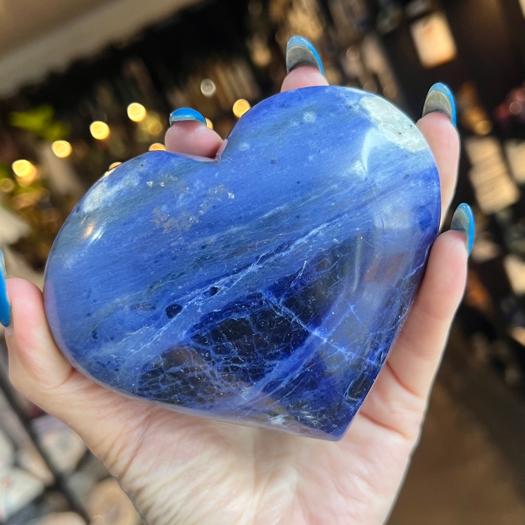 Express yourself Heart ~ Sodalite