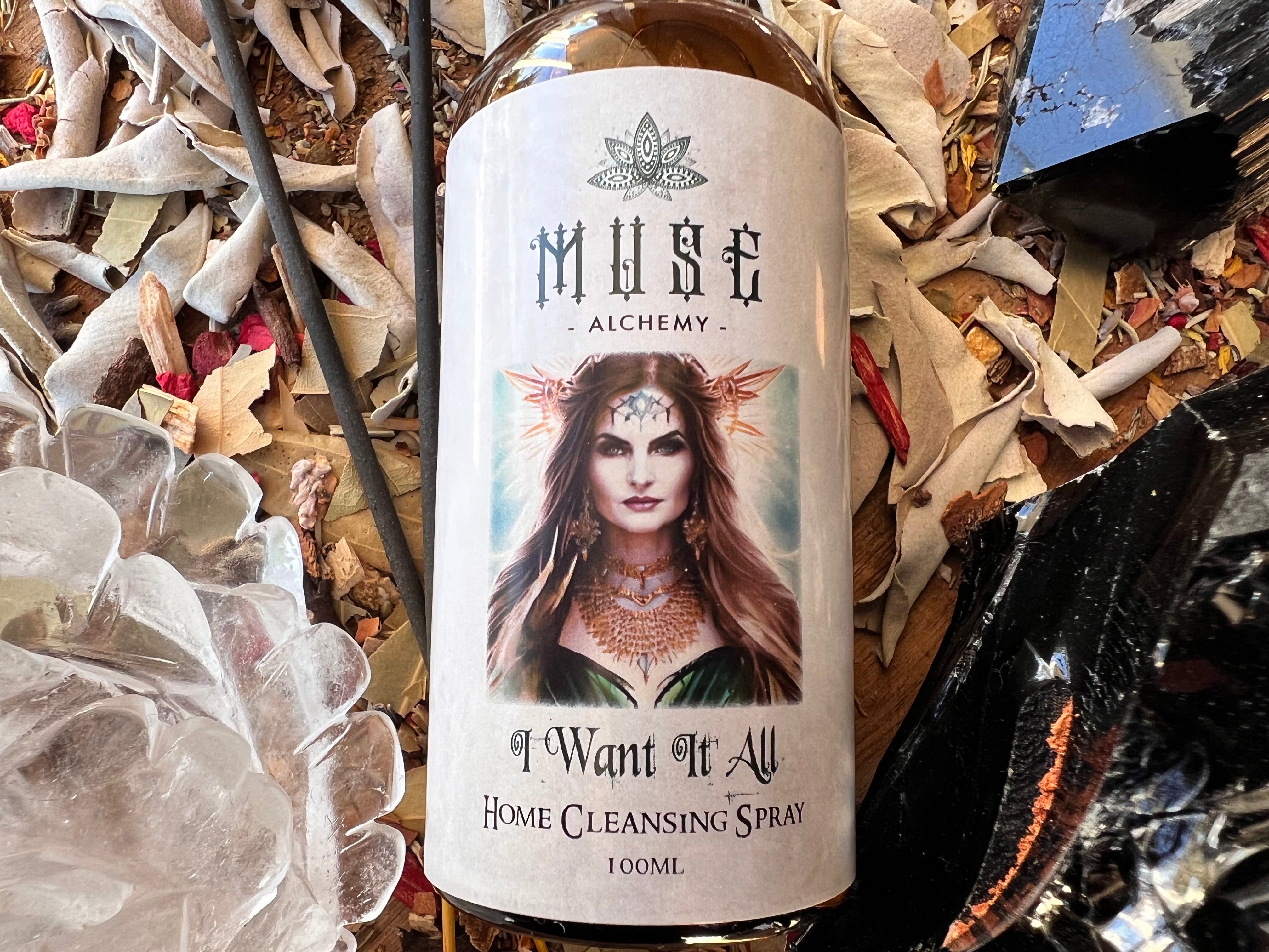 Muse Alchemy ~ I Want It All ~ Home Cleansing Spray