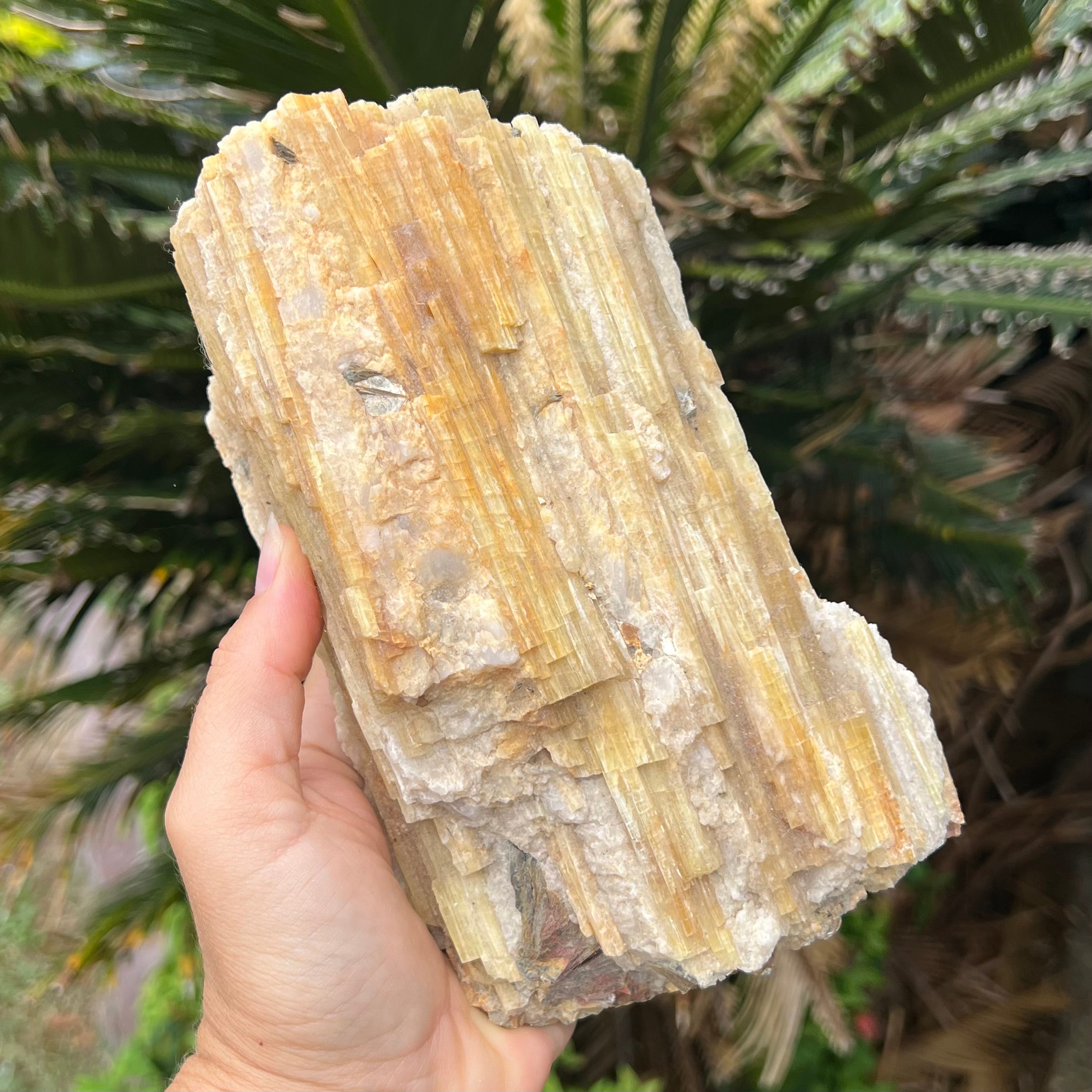 Large Natural Yellow Tourmaline