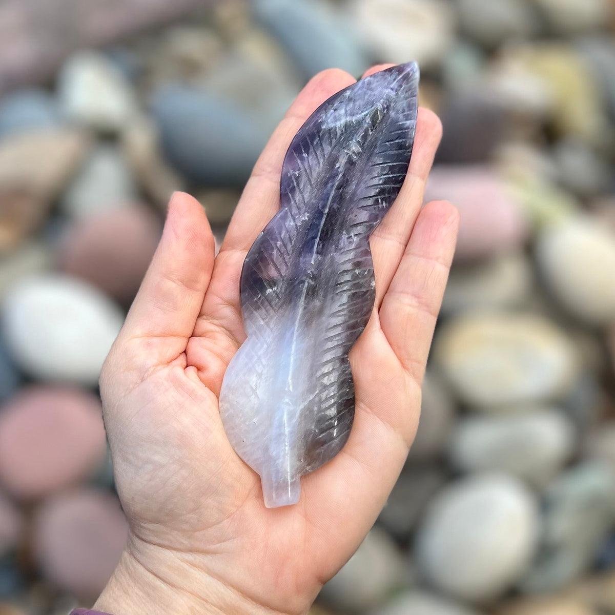 Amethyst Feather of Peace & Tranquility