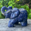 Sodalite ~ Elephant Carving