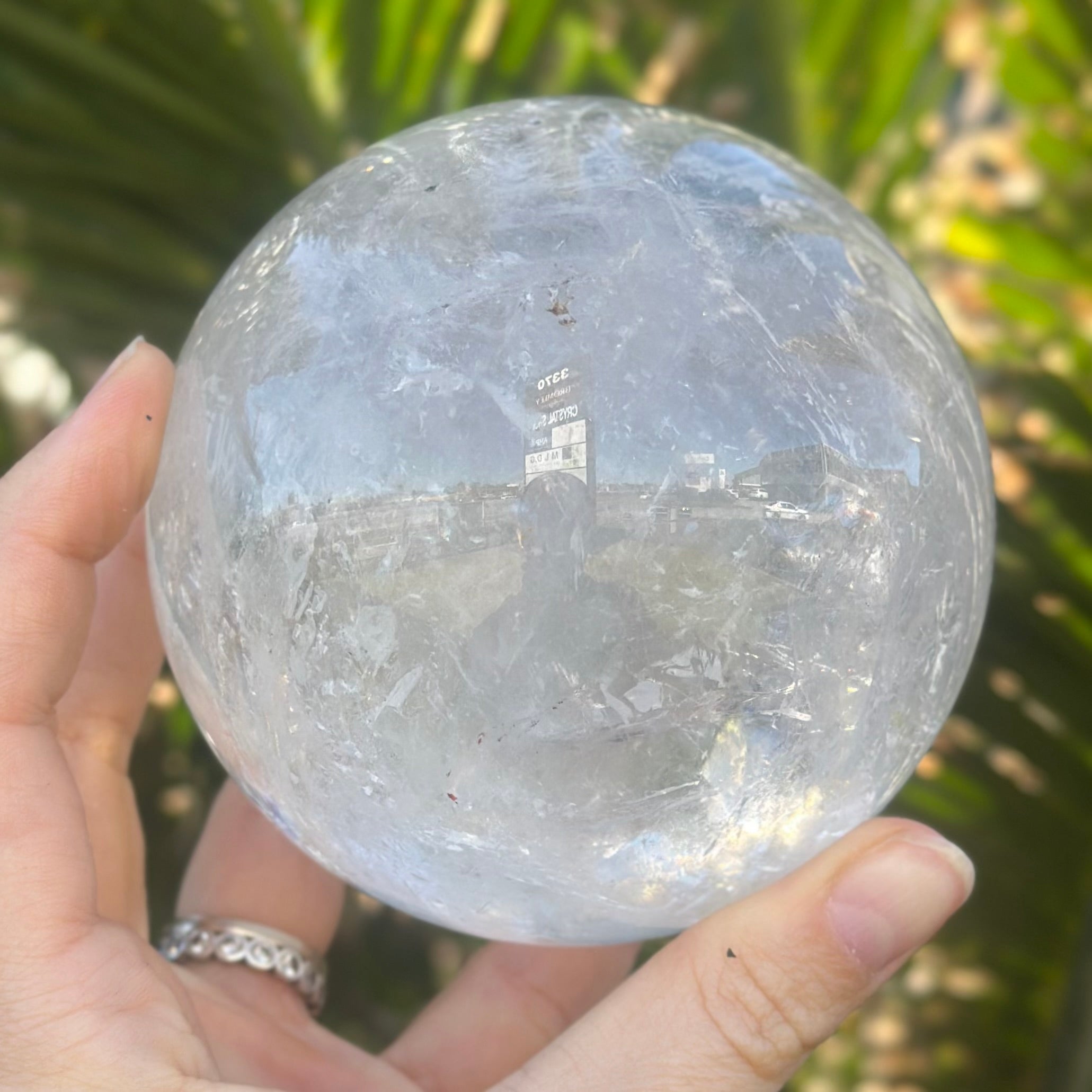Clear Quartz Sphere ~ Medium
