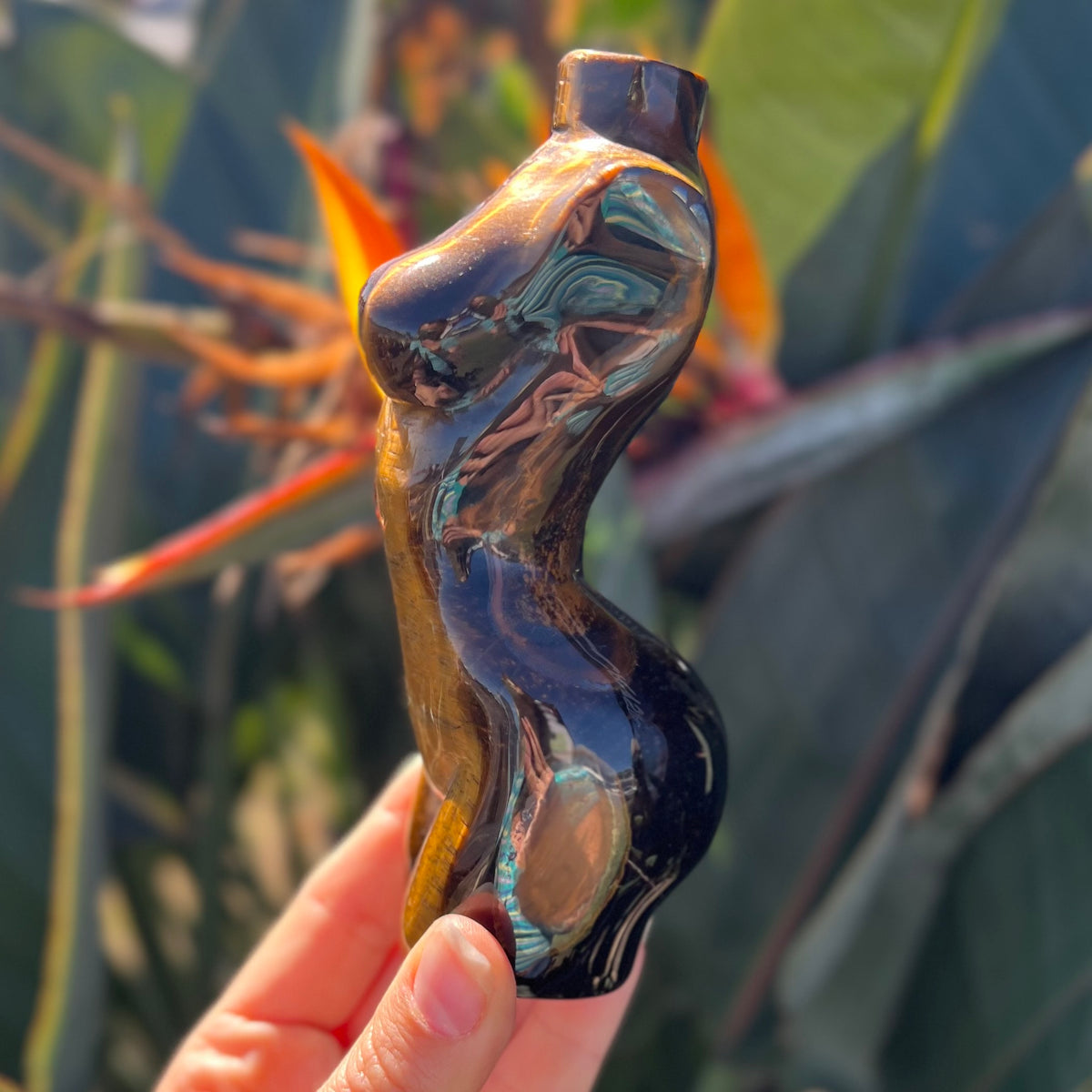 Tiger Eye ~ Woman Lady Body Carving