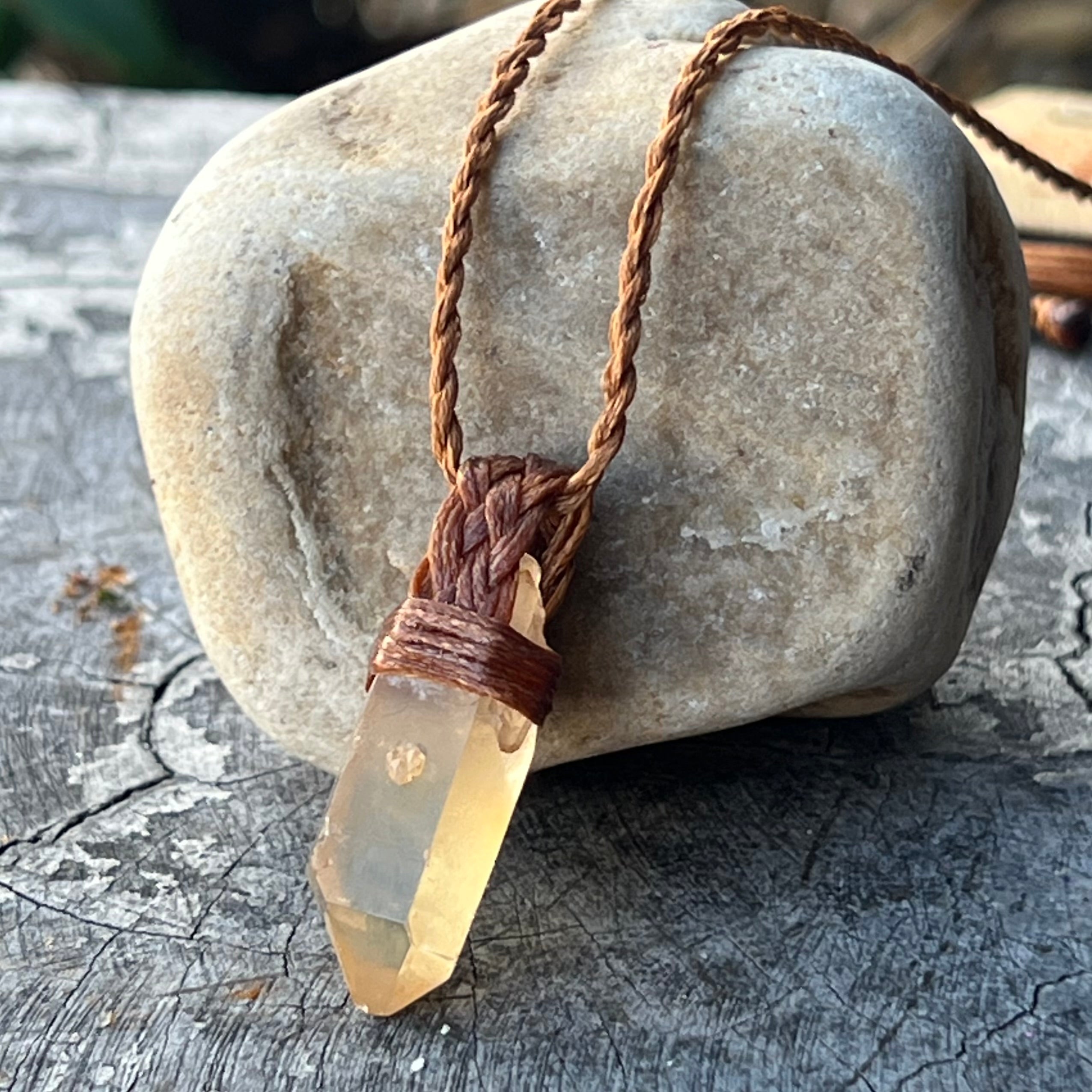 Muse Medicine ~ Lumerian Tangerine Quartz Talisman