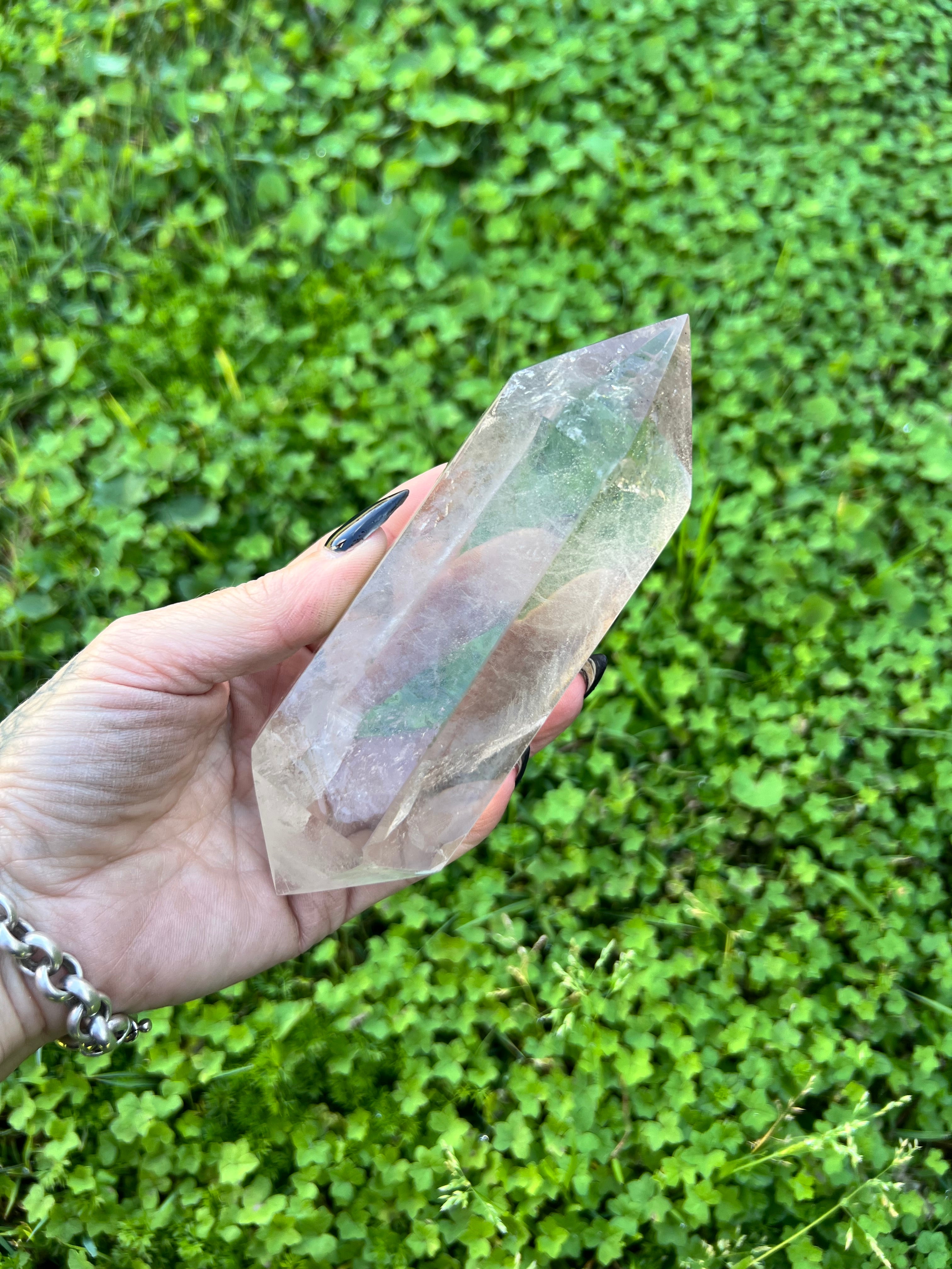 Smoky Quartz Double Terminated Wand
