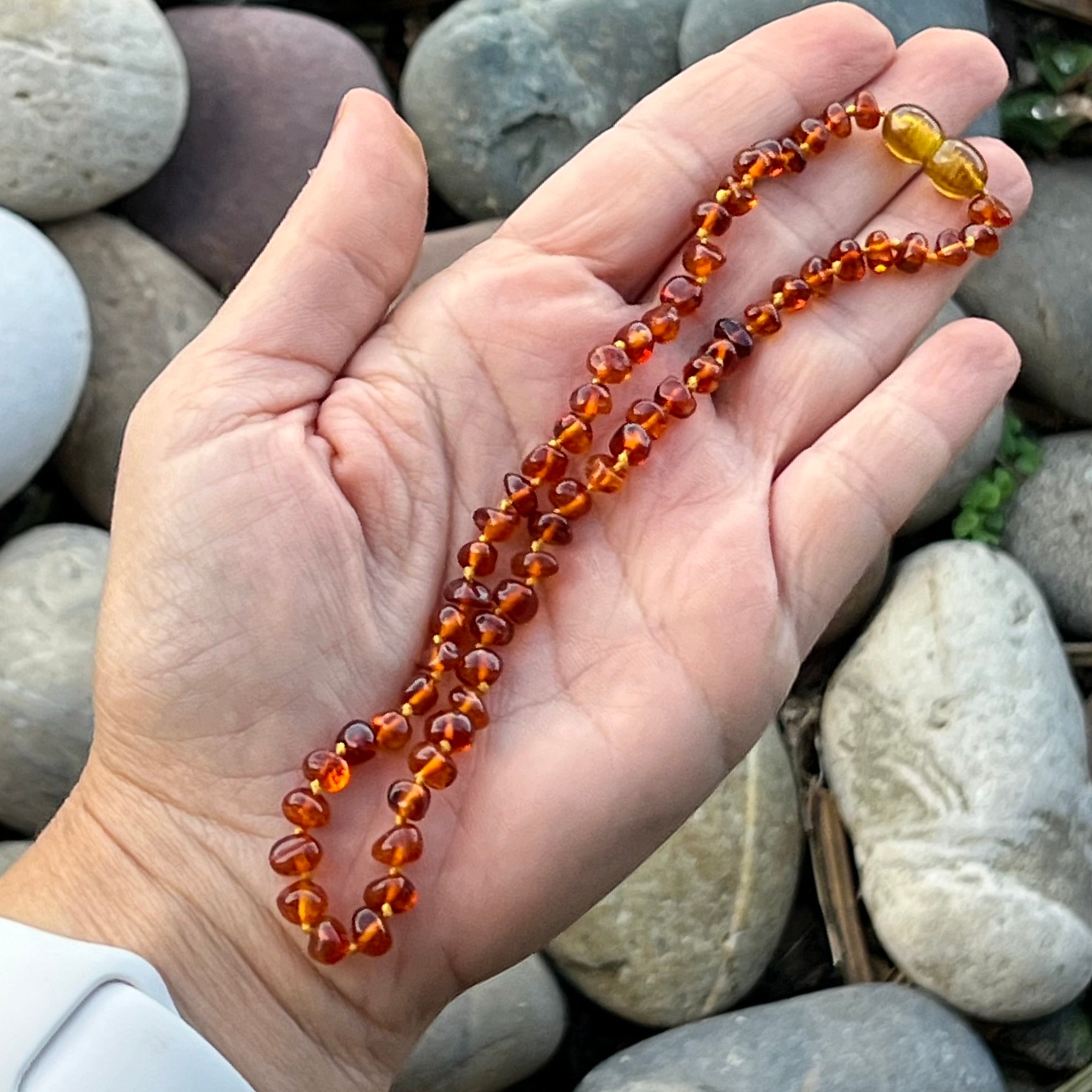 Amber Baby Teething Necklace
