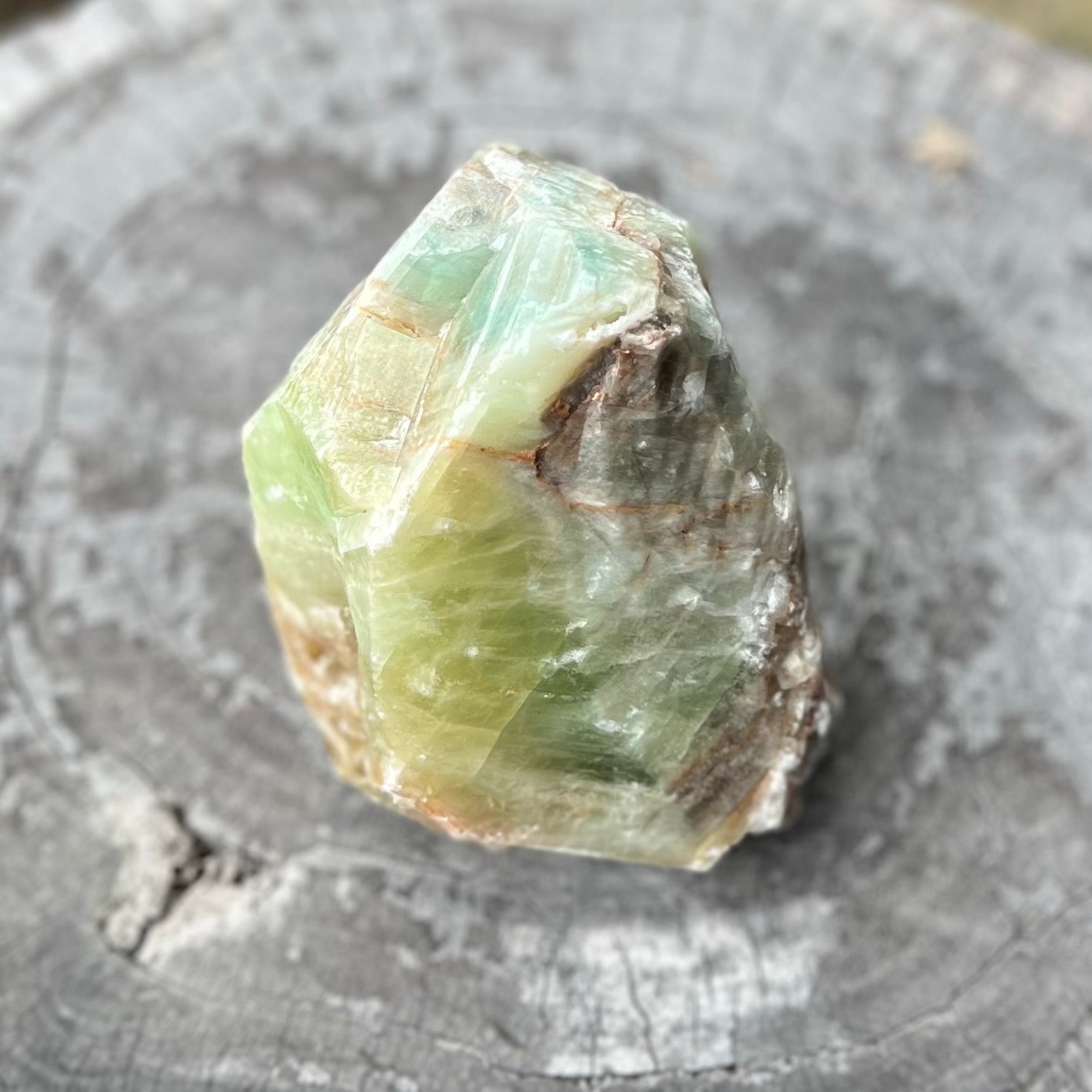 Pistachio Calcite Chunk