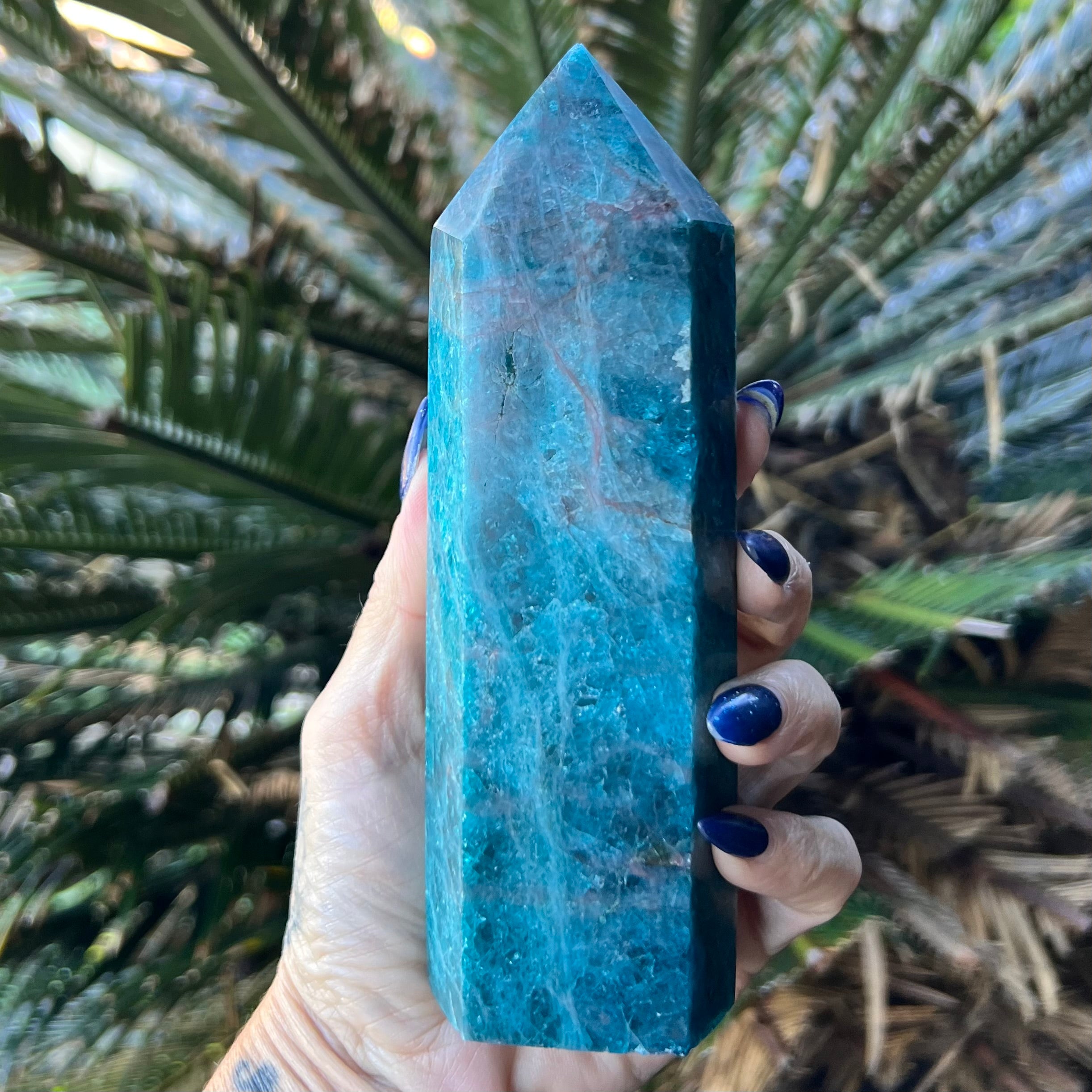 Blue Apatite Tower