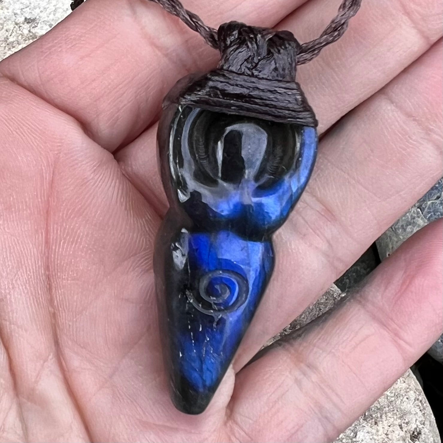 Muse Medicine ~ Labradorite ~ Goddess of Transformation Talisman
