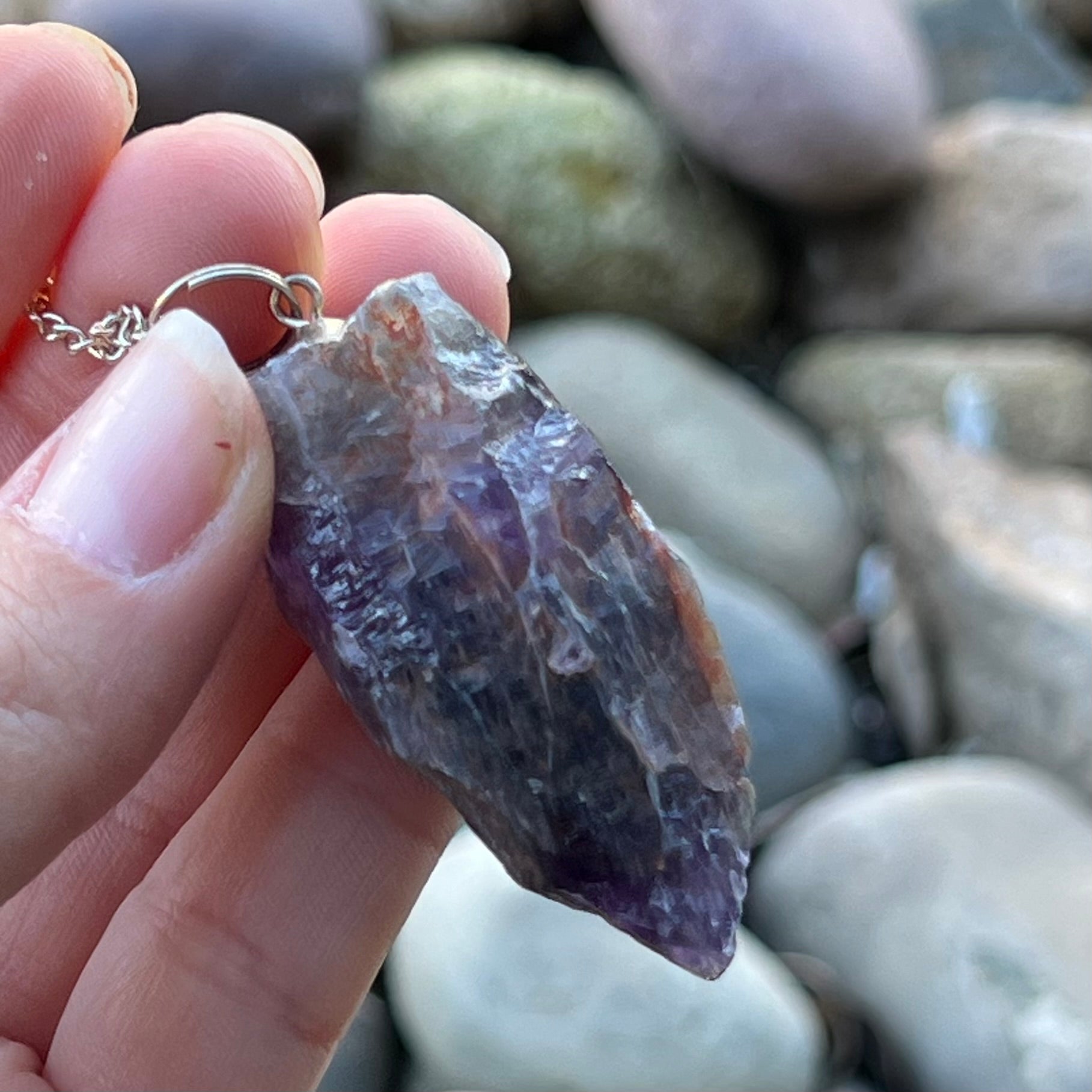 Raw Amethyst ~ Divination Pendulum