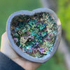 Bismuth Heart Carving