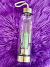 Green Aventurine Crystal Bottle