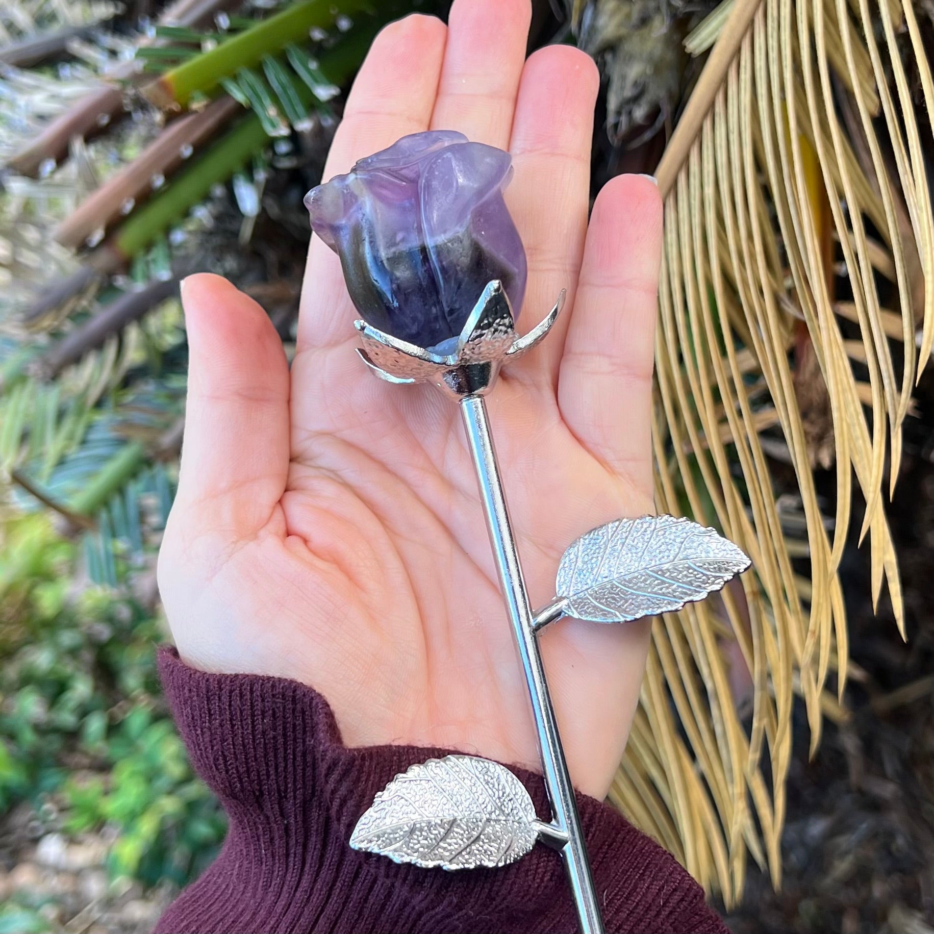 Amethyst Everlasting Rose
