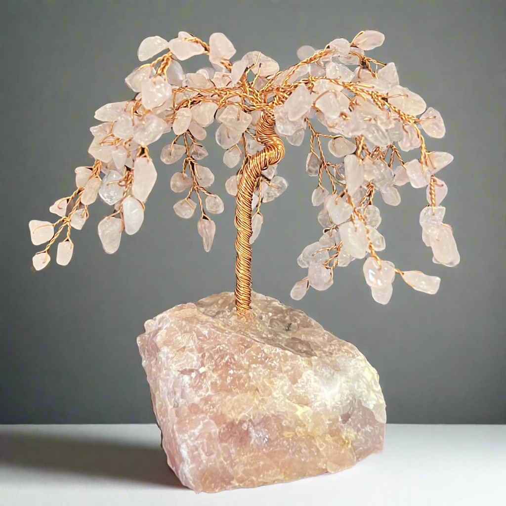 Rose Quartz Willow Tree