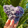 Natural Purple Fluorite Cluster