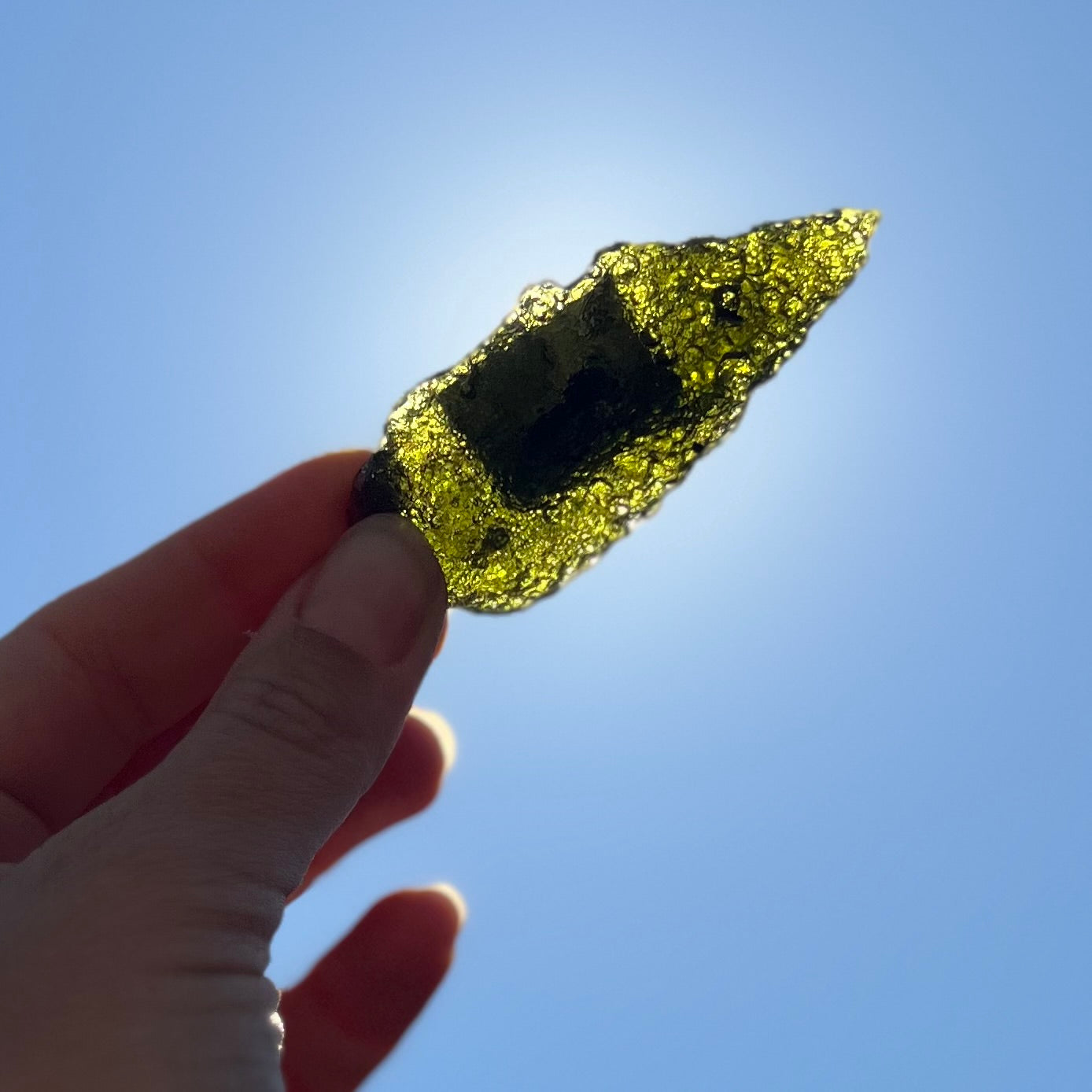 Raw Moldavite Specimen ~ RARE