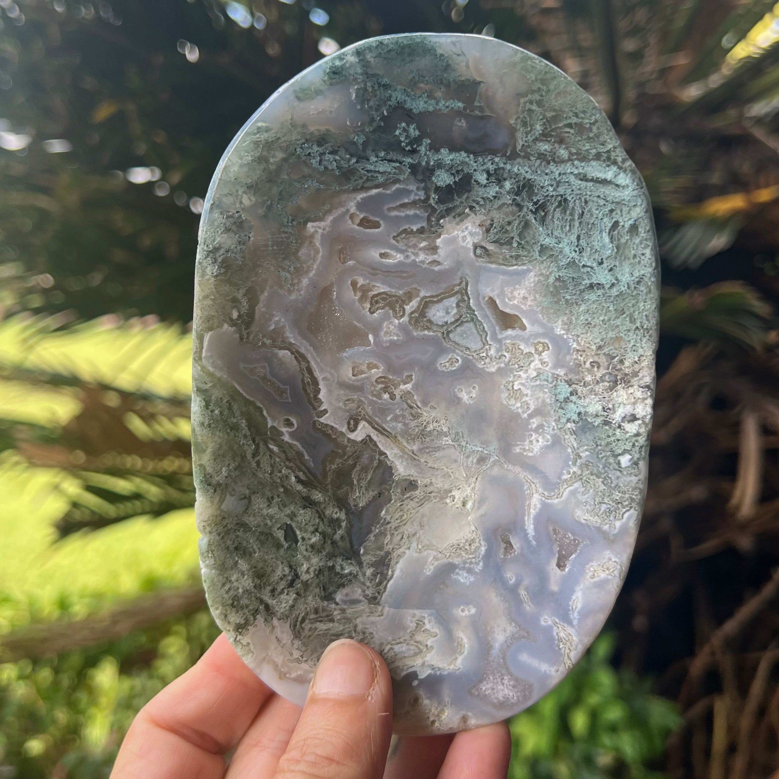 Moss Agate Dish