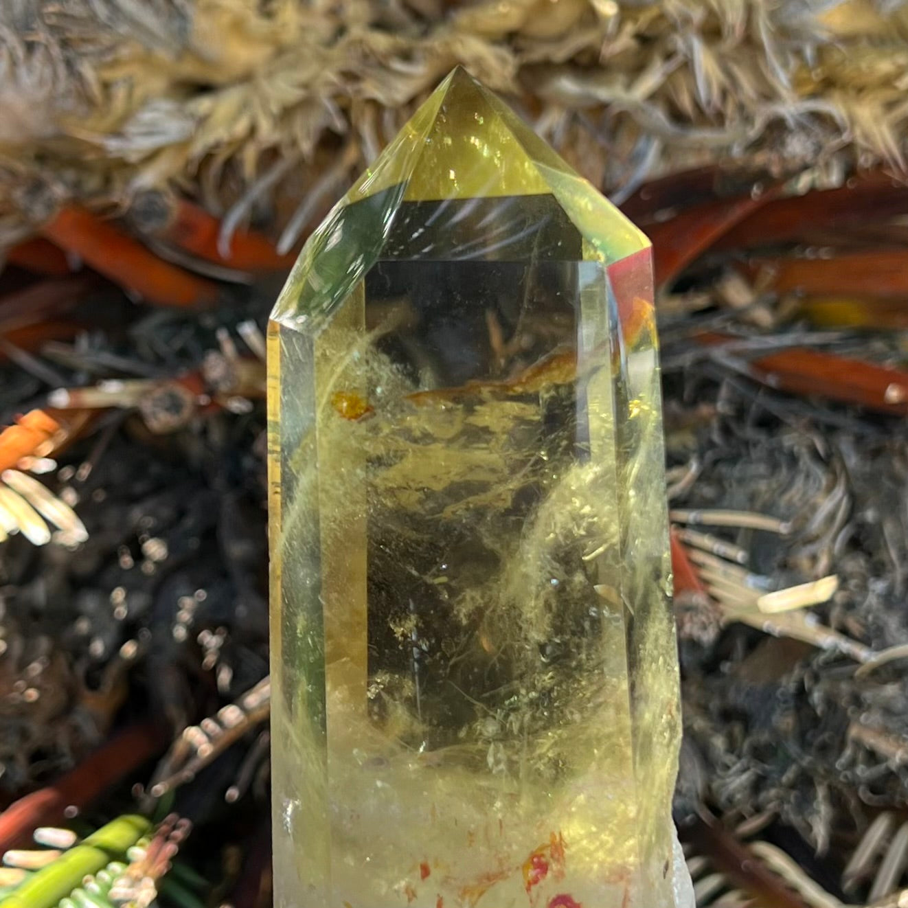 Stunning Citrine Point on Stand