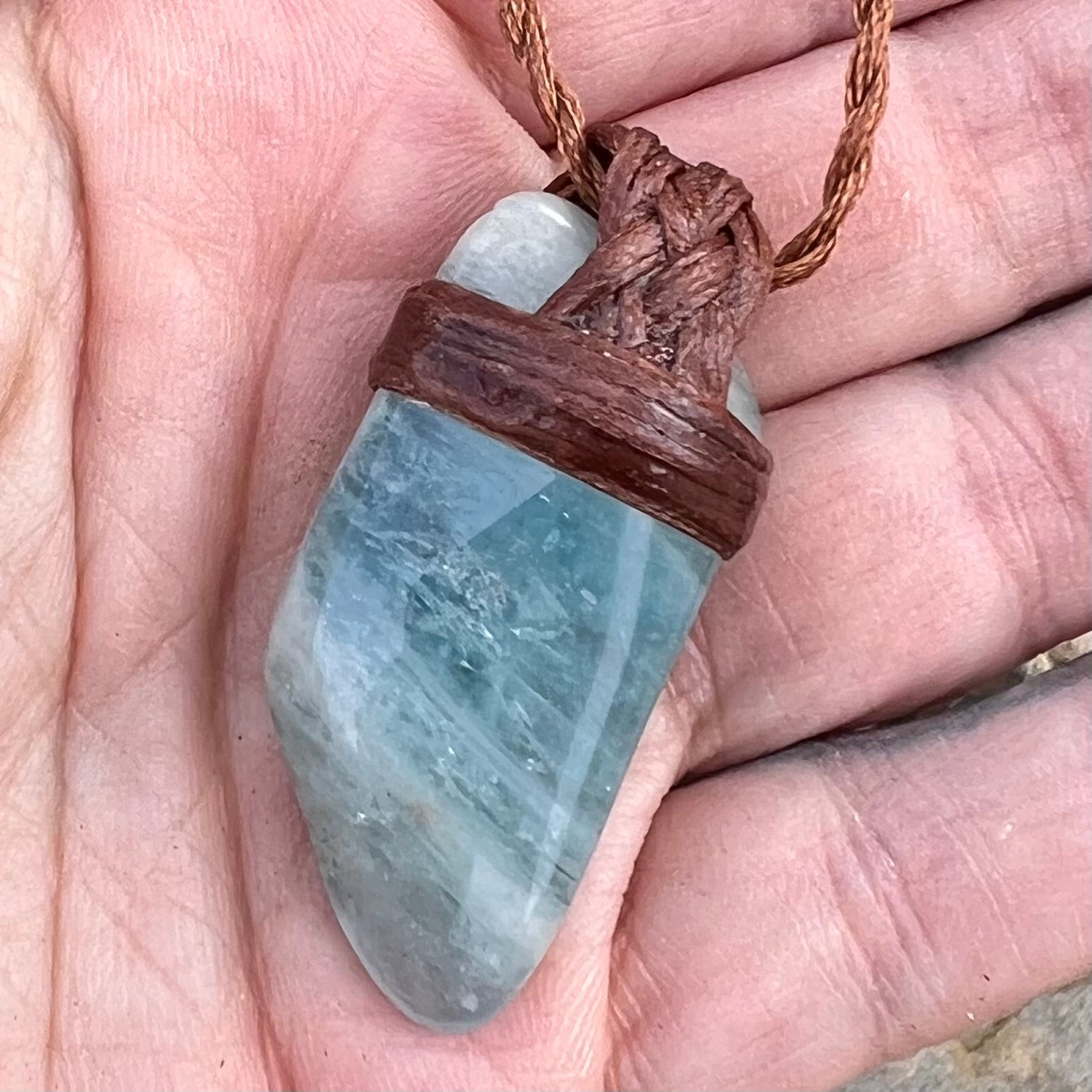 Muse Medicine ~ Blue Aquamarine Calming ~ Talisman