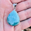 Larimar ~ Sterling Silver Pendant