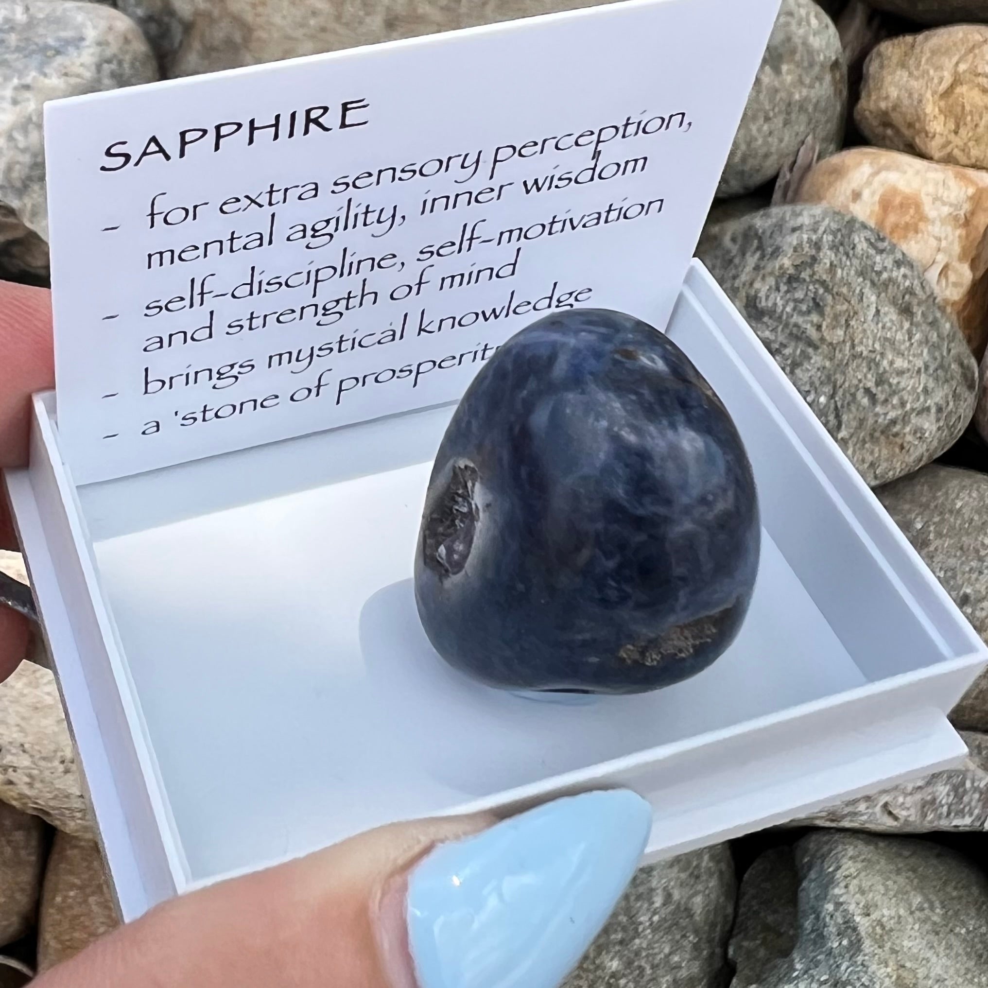 Sapphire ~ Specialty Boxed Crystal