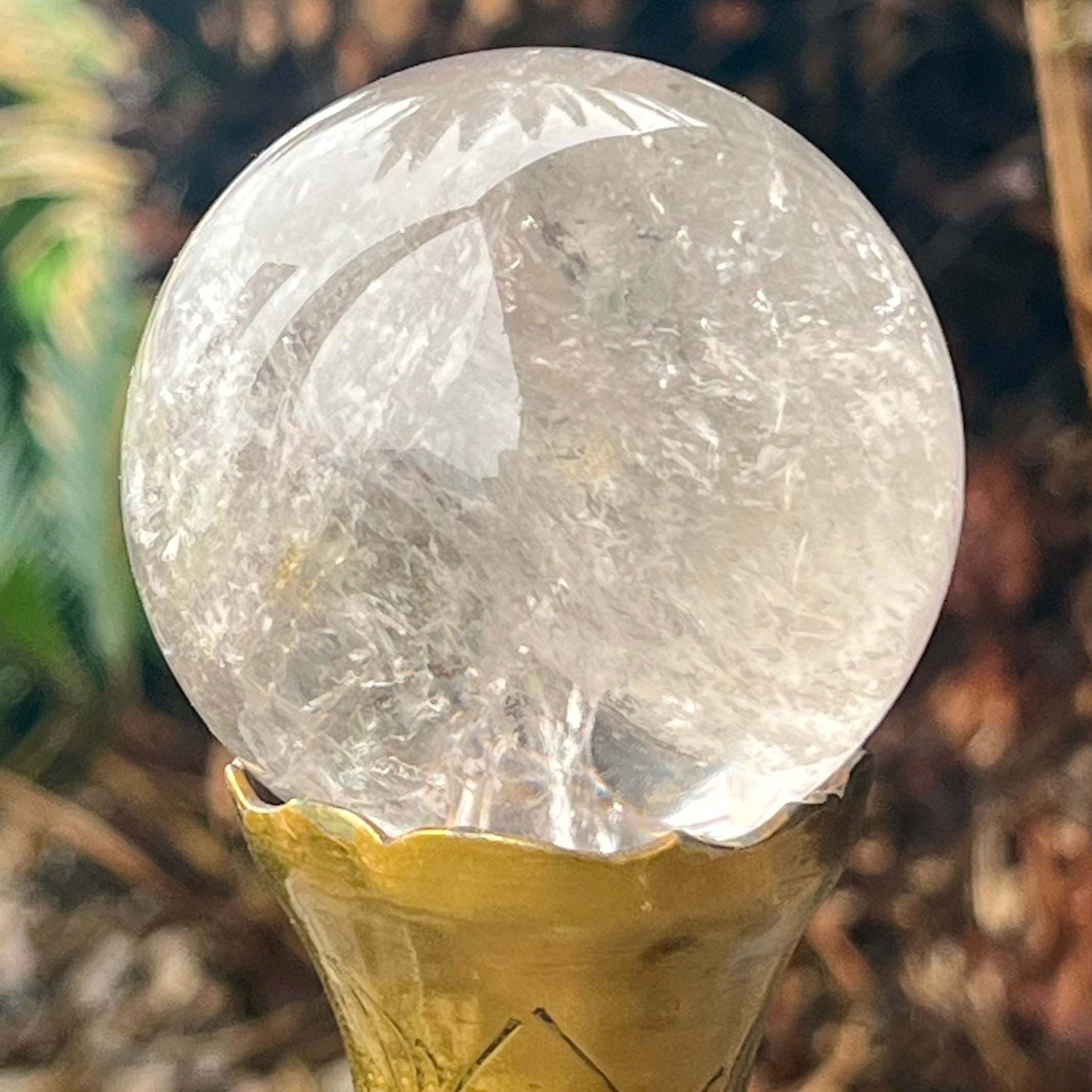 Clear Quartz Sphere ~ Medium