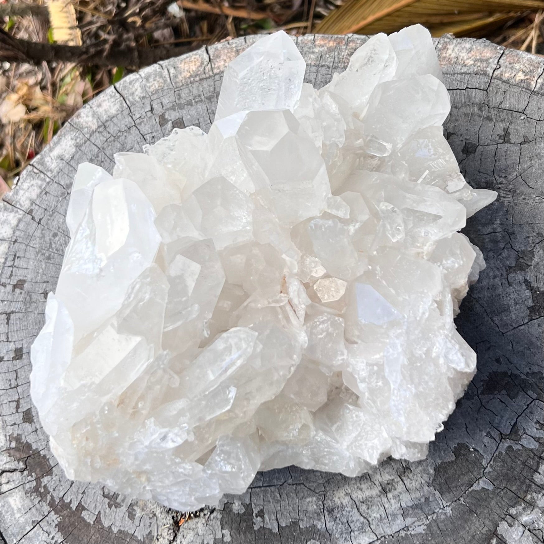 Clear Quartz Natural Raw Cluster