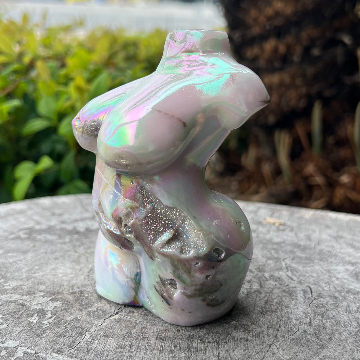 Electroplated Sphalerite
 ~ Lady Body Carving