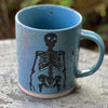 Spiderweb Skeleton ~ Rustic Mug