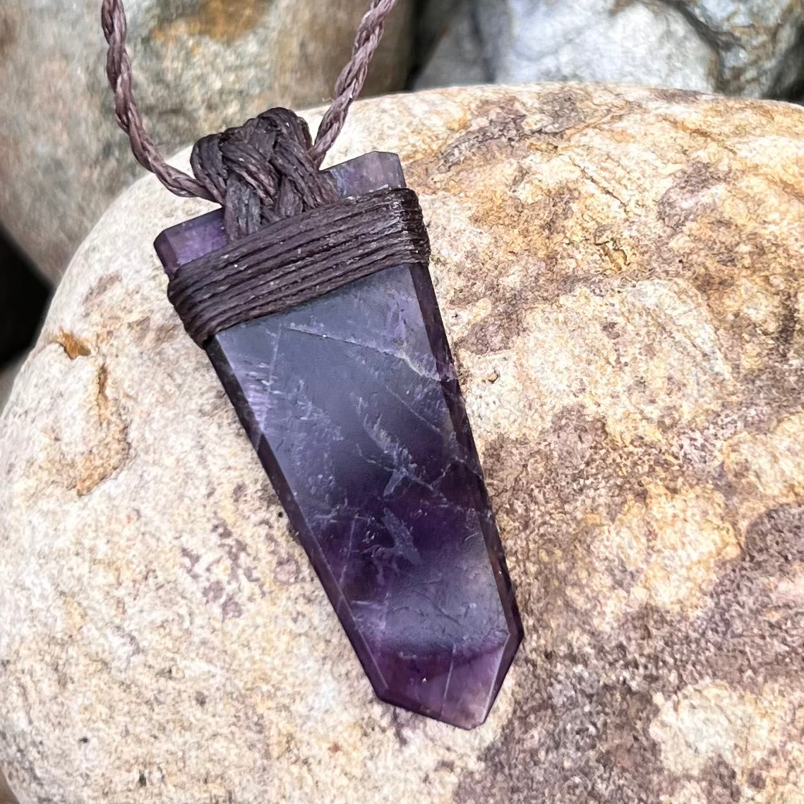 Muse Medicine ~ Amethyst Point ~ Tranquility Talisman